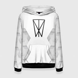 Толстовка-худи женская Within Temptation white poly, цвет: 3D-черный