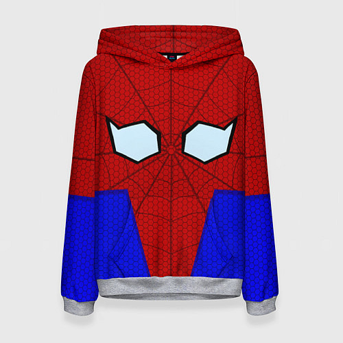 Женская толстовка Spider-Man - eyes / 3D-Меланж – фото 1