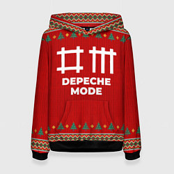 Толстовка-худи женская Depeche Mode new year, цвет: 3D-черный