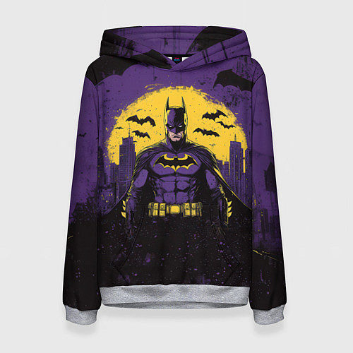 Женская толстовка Batman / 3D-Меланж – фото 1