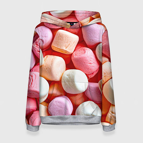 Женская толстовка Маршмэллоу / 3D-Меланж – фото 1