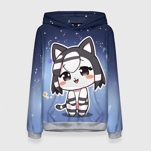 Женская толстовка Куроми в звездах / 3D-Меланж – фото 1