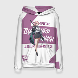 Толстовка-худи женская Цукисиро Янаги - ZZZ, цвет: 3D-белый