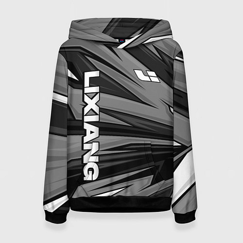 Женская толстовка Lixiang - монохромный серый / 3D-Черный – фото 1