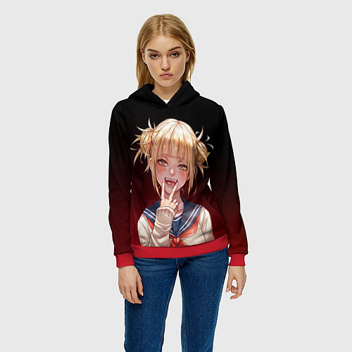 Женская толстовка Himiko Toga league of villains / 3D-Красный – фото 3