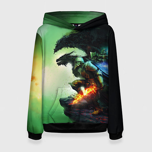 Женская толстовка Inquisition Dragon Age / 3D-Черный – фото 1