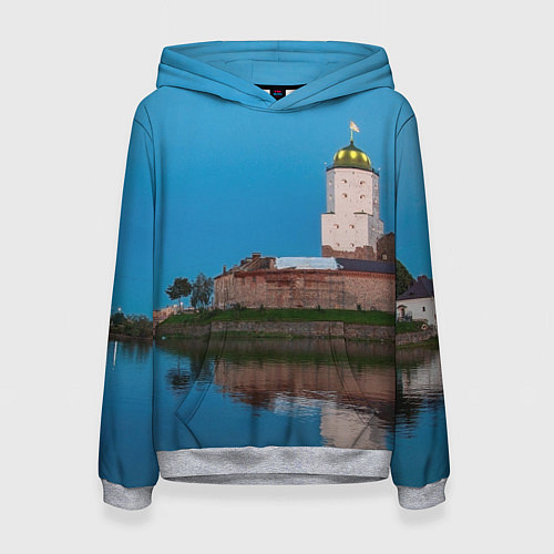 Женская толстовка Выборгский замок / 3D-Меланж – фото 1