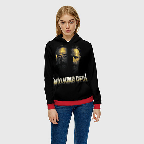 Женская толстовка Ходячие мервецы / 3D-Красный – фото 3