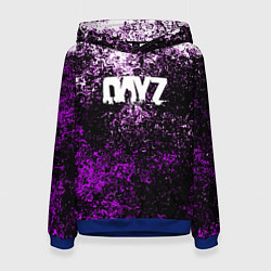 Толстовка-худи женская Dayz неоновые краски, цвет: 3D-синий