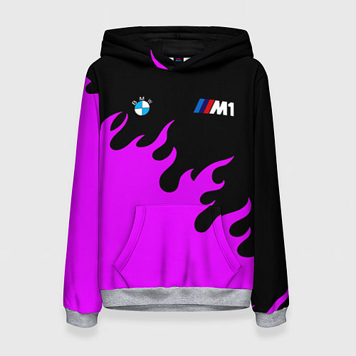 Женская толстовка BMW flame / 3D-Меланж – фото 1