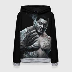 Толстовка-худи женская Ma Dong Seok - yakudza, цвет: 3D-меланж