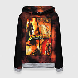 Толстовка-худи женская Indiana Jones and the Great Circle, цвет: 3D-меланж