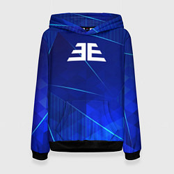 Толстовка-худи женская Imagine Dragons blue poly, цвет: 3D-черный