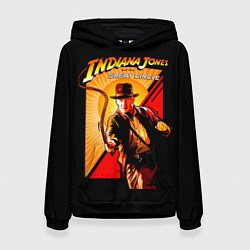 Толстовка-худи женская Indiana Jones and the Great Circle, цвет: 3D-черный