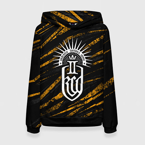 Женская толстовка Kingdom come 2 - orange / 3D-Черный – фото 1