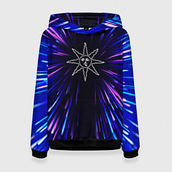 Толстовка-худи женская Dark Souls neon energy, цвет: 3D-черный