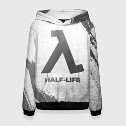 Толстовка-худи женская Half-Life - white gradient, цвет: 3D-черный