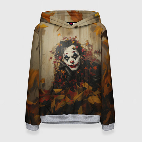 Женская толстовка Джокер - депрессивная осень / 3D-Меланж – фото 1
