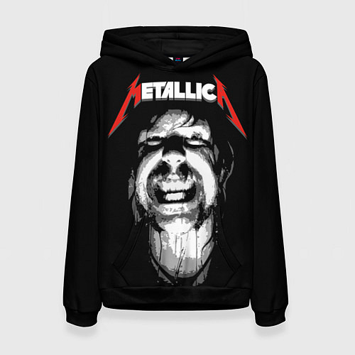 Женская толстовка Metallica - James Hetfield / 3D-Черный – фото 1