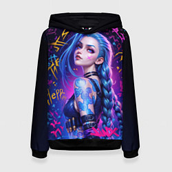 Толстовка-худи женская Powder, цвет: 3D-черный