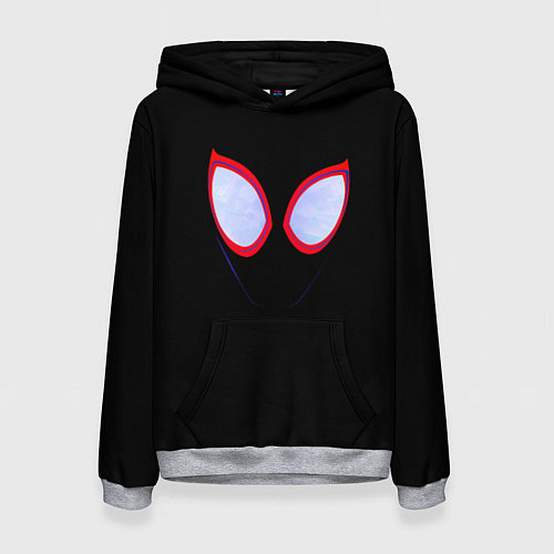Женская толстовка Человек паук глаза / 3D-Меланж – фото 1