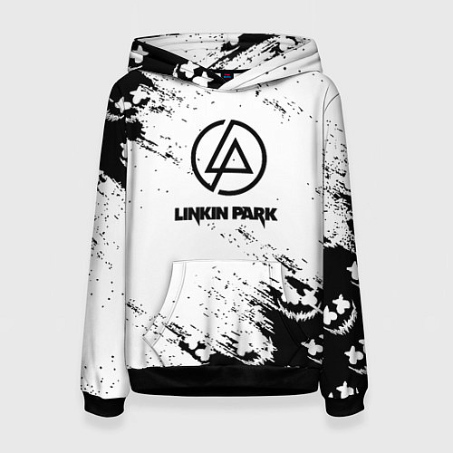 Женская толстовка Marshmello x Linkin park / 3D-Черный – фото 1