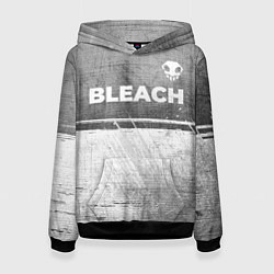 Толстовка-худи женская Bleach - grey gradient посередине, цвет: 3D-черный