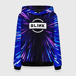 Толстовка-худи женская Blackpink neon energy, цвет: 3D-черный