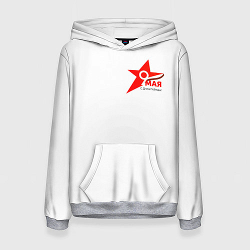 Женская толстовка Праздник-9 мая / 3D-Меланж – фото 1