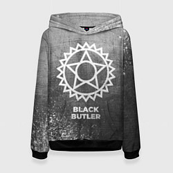 Толстовка-худи женская Black Butler - grey gradient, цвет: 3D-черный