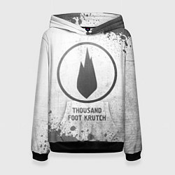 Толстовка-худи женская Thousand Foot Krutch - white gradient, цвет: 3D-черный