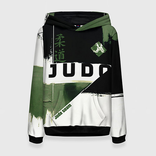 Женская толстовка Время дзюдо / 3D-Черный – фото 1