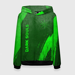 Женская толстовка Dark Souls - green gradient вертикально