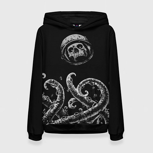 Женская толстовка Космические щупальца / 3D-Черный – фото 1