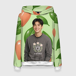 Толстовка-худи женская Ча ЫнУ Astro, цвет: 3D-белый