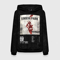 Толстовка-худи женская Linkin Park, Hybrid Theory, цвет: 3D-черный