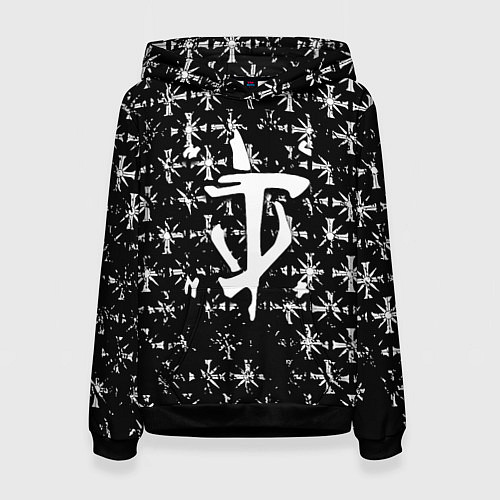 Женская толстовка Doom x farcry game / 3D-Черный – фото 1