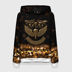 Толстовка-худи женская Крылья Родины ВДВ, цвет: 3D-белый