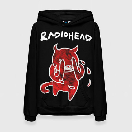 Женская толстовка Radiohead red minotaur / 3D-Черный – фото 1