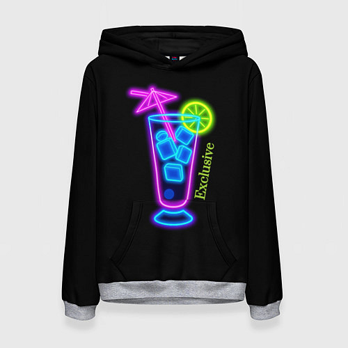 Женская толстовка Exclusive / 3D-Меланж – фото 1