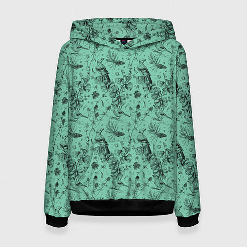 Женская толстовка В Бузулукском бору / 3D-Черный – фото 1