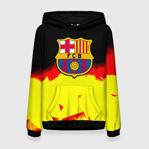 Женская толстовка Borussia абстракция золото геометрия / 3D-Черный – фото 1