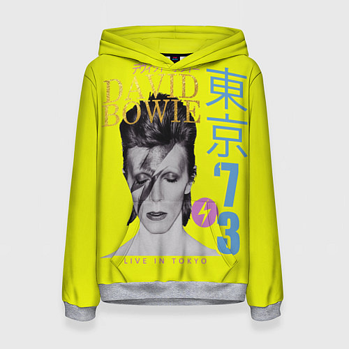 Женская толстовка David Bowie 1973 / 3D-Меланж – фото 1