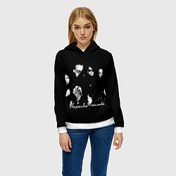 Толстовка-худи женская Depeche Mode shoot, цвет: 3D-белый — фото 2