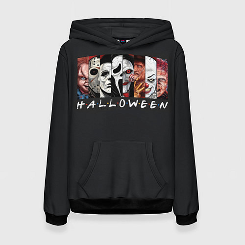 Женская толстовка Герои ужасов / 3D-Черный – фото 1