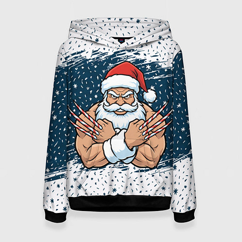 Женская толстовка Сантамаха / 3D-Черный – фото 1