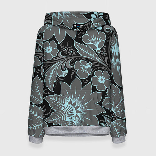 Женская толстовка Узор / 3D-Меланж – фото 1