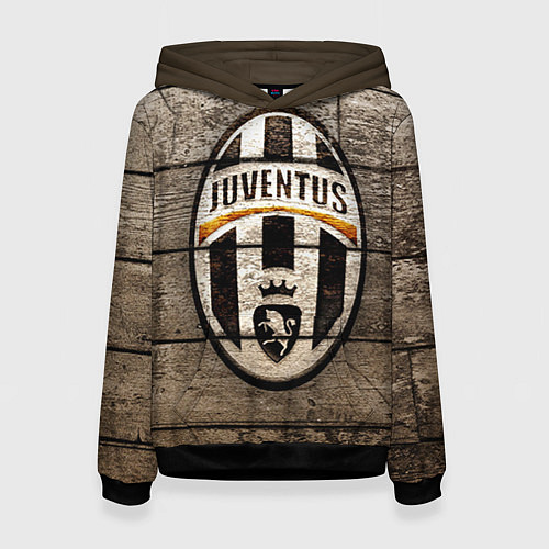 Женская толстовка Juventus / 3D-Черный – фото 1