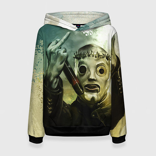 Женская толстовка Slipknot / 3D-Черный – фото 1