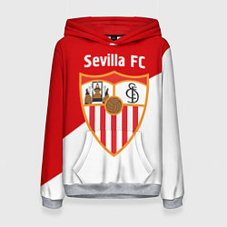 Толстовка-худи женская Sevilla FC, цвет: 3D-меланж